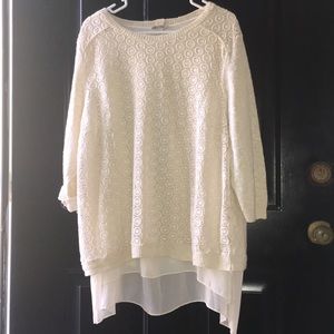 Lucky Brand 3/4 Sleeve Sweater